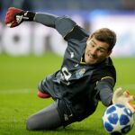 Iker Casillas, durante un entrenamiento