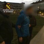 Uno de los detenidos por agredir a los dos guardias civiles y sus parejas