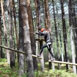 Bosque de aventura en la localidad salmantina de La Alberca