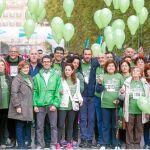 María José Salgueiro, Puente, Carnero, Bermejo, Gato, Bustos, Cantalapiedra, entre otras personalidades, participan en la Marcha de Valladolid