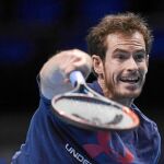 Murray, durante un entrenamiento en Londres