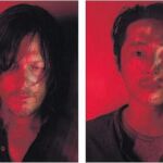 Negan, interpretado por Jeffrey Dean Morgan, Norman Reedus es Darly Dixon, Steven Yeun da vida a Glenn y Danai Gurira da vida a Michonne