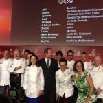 Imagen de todos los “estrellados” hoy por la Guía Michelin.