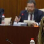 La diputada del PP Teresa Ruiz-Sillero, ayer en la comisión de Empleo