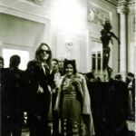 Jeff Fenholt, junto con Gala, en la inauguración del Museo Dalí de Figueras
