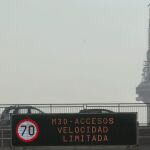 Limitación de velocidad en Madrid a causa de la contaminación