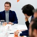 Albert Rivera, durante la reunión del Comité Permanente del partido, en Madrid/Foto: Efe