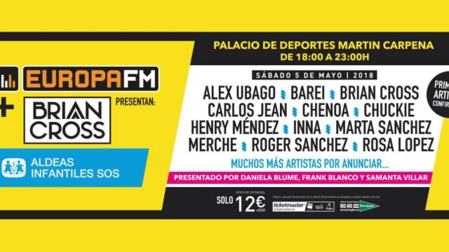 Europa FM y Brian Cross se vuelcan en la organzación del #FestivalSolidario