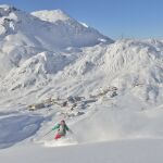 Impresionante vista de la estación de St.Anton am Arlberg. Foto TVB St. Anton am Arlberg
