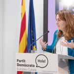En la imagen, la coordinadora general del PDECAT, Marta Pascal