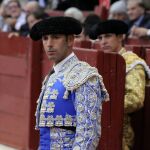 Santiago Acevedo, con El Juli, en la Plaza de Toros de Aranjuez Foto: Alcolea