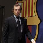Sandro Rosell, en su época como presidente del F.C. Barcelona