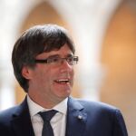 El presidentede la Generalitat, Carles Puigdemont