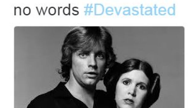 Tuit de Mark Hamill, su hermano en la serie.