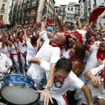 Cientos de pamploneses celebran estos días los Sanfermines