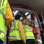 El Samur ha trasladado al herido al Hospital Gregorio marañón