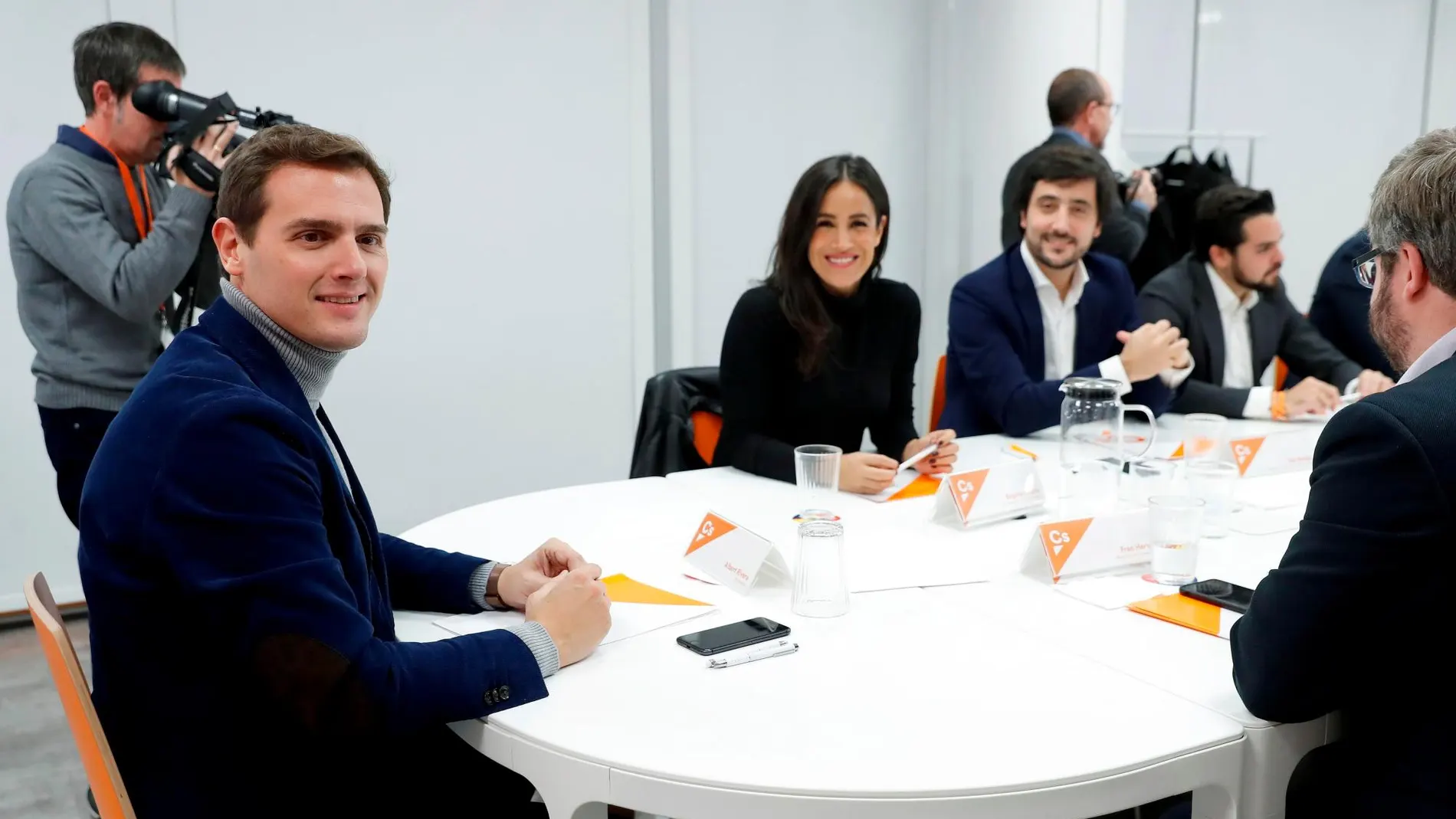 El presidente de Ciudadanos, Albert Rivera, durante la reunión del Comité Permanente del partido / Efe