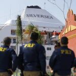 La vigilancia es extrema en la zona de atraque del The Silver Cloud