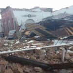 El temporal ha destrozado el mercado/Allas