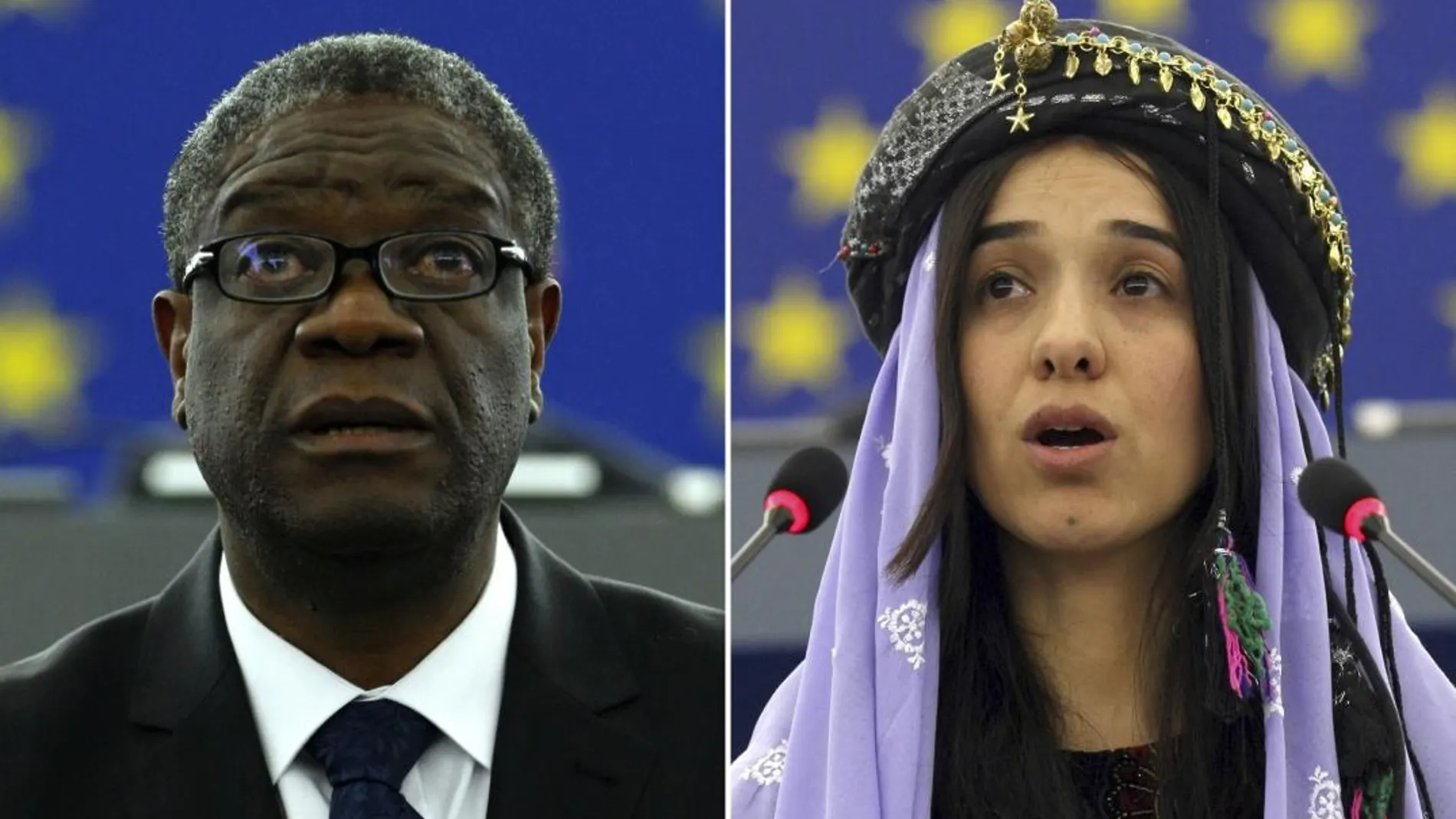 Denis Mukwege y Nadia Murad
