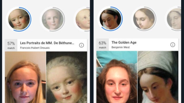 Una app de Google te dice a qué obra de arte te pareces