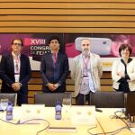 Participantes del debate sobre la regulación del juego con José Antonio García e Ismael Pérez, de la ONCE, entre otros