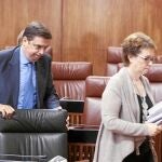 Planas, consejero de Medio Ambiente y Martínez Aguayo, responsable de Hacienda