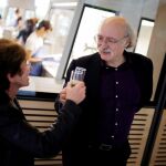 Duncan Haldane, celebrando el Nobel de Física