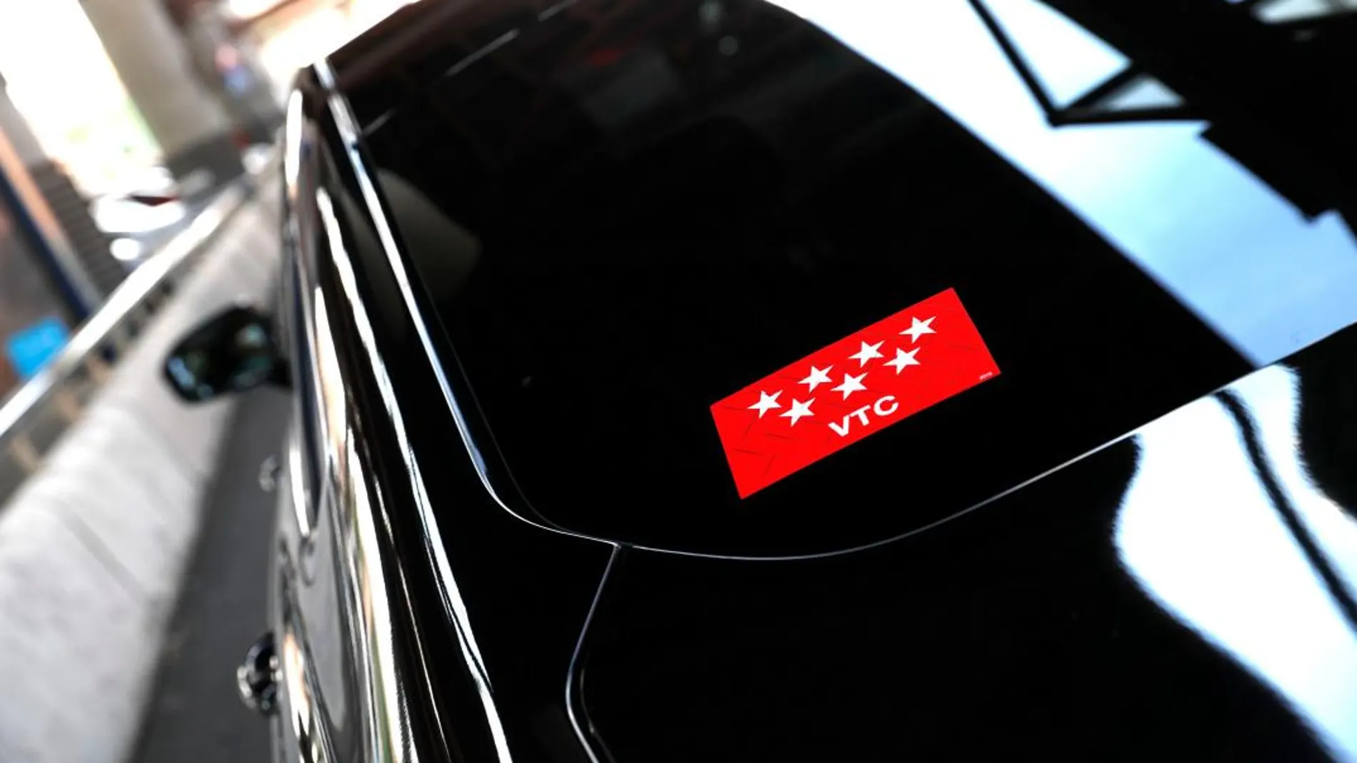 Un coche de VTC