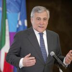 Antonio Tajani, actual presidente del Parlamento Europeo, durante una conferencia ayer en una universidad de Roma