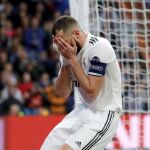 El delantero francés del Real Madrid Karim Benzema