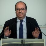 El líder del PSC, Miquel Iceta
