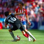 El jugador brasileño del Atlético de Madrid Filipe Luis