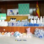 Imagen de las sustancias intervenidas/ Guardia Civil