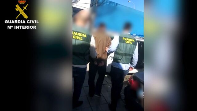 El joven trasladado por la Guardia Civil tras ser detenido