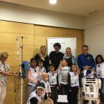 La recaudación sirve para dar un poco de apoyo a los niños ingresados. En la imagen, inauguración de la “estación Lunar” en el Hospital Gregorio Marañón