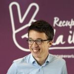 Íñigo Errejón, ayer, en la presentación del proyecto «Recuperar la ilusión»