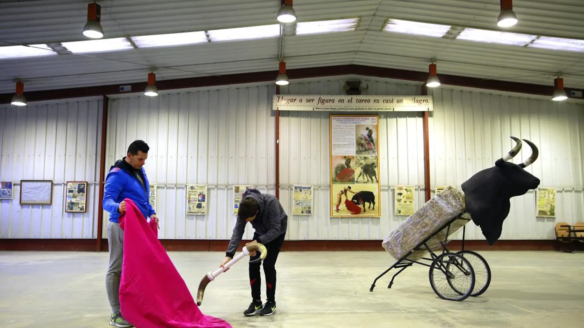 Entrenamientos en la Venta del Batán de Madrid
