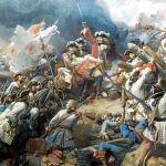 Óleo de Jean Alaux sobre la batalla de Denain del 24 de julio de 1712