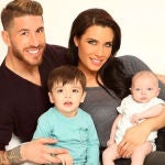 Sergio Ramos y Pilar Rubio con sus hijos/Diez Minutos
