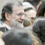 El presidente del Gobierno, Mariano Rajoy, ayer en Jerez en un acto del PP con candidatos municipales de Cádiz