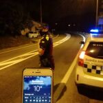Imagen tomada de la situación en que se encuentran los agentes de la Guardia Urbana