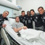 Casillas, con el cuerpo técnico del Oporto