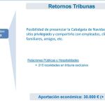Carmena vende «tribunas exclusivas» por 30.000 euros para la cabalgata