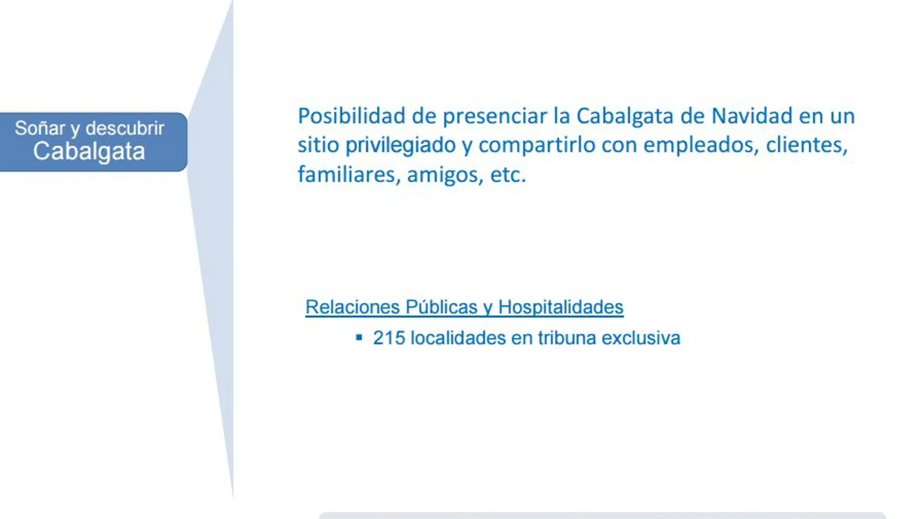 Carmena vende «tribunas exclusivas» por 30.000 euros para la cabalgata