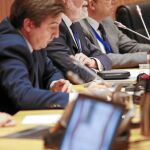 Mayor Oreja, ayer, durante la jornada «Cuidados paliativos vs eutanasia»