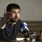 El portavoz de Podemos en el Senado, Ramón Espinar
