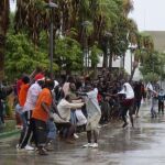 Los inmigrantes que han logrado entrar, en las calles de Melilla