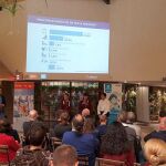 Los directores de Vallnord y Grandvalira durante la presentación de la nueva temporada