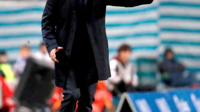 Asier Garitano abandona el club donostiarra sin haber podido completar la primera vuelta de LaLiga Santander / Foto: Efe